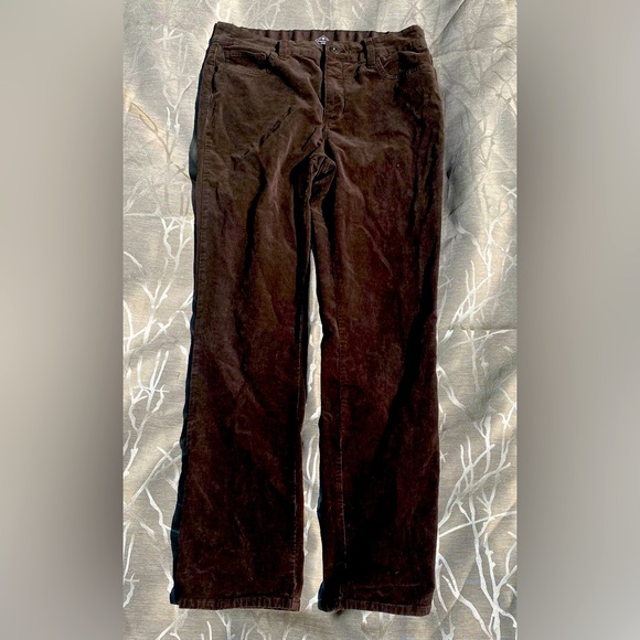 St John’s Bay women’s brown corduroy pants - Picture 1 of 3